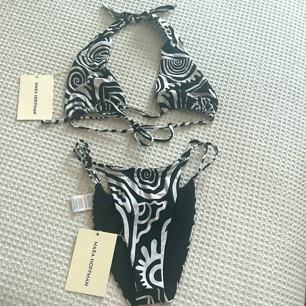 New with tags Mara Hoffman bikini set